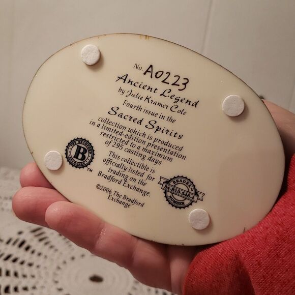 Bradford Exchange "Ancient Legend" Sacred Spirits Collection Eagle Figurine - Picture 8 of 8